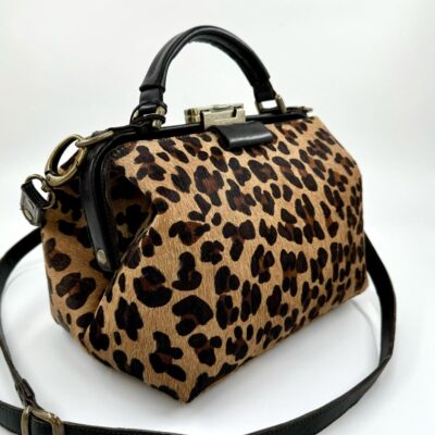 Leren tas Crossbody - Leopard