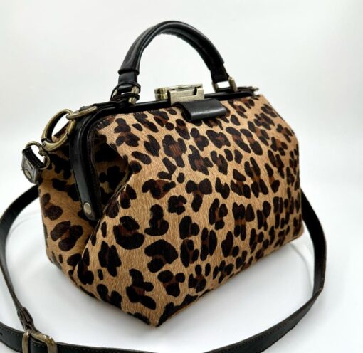 Leren tas Crossbody - Leopard