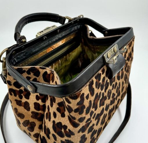 Leren tas Crossbody - Leopard