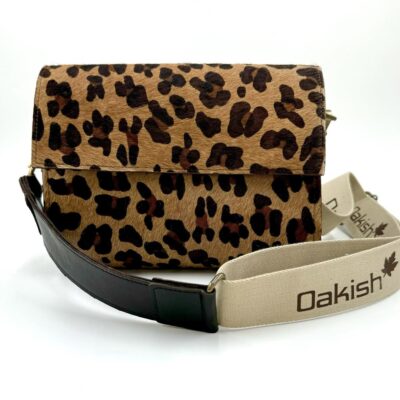 Leren handtas Doccy - Leopard