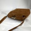 Leren schoudertas - Velura - Chesnut - Oakish