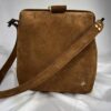 Leren schoudertas - Velura - Chesnut - Oakish